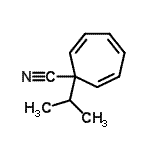 CAS 登录号：79574-42-8， 1-异丙基-2,4,6-环庚三烯-1-甲腈