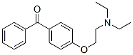 structure of CAS# 796-77-0, 4-[2-(Diethylamino)Ethoxy]Benzophenone;[4-(2-Diethylaminoethoxy)Phenyl]-Phenyl-Methanone;4-(2-(Diethylamino)Ethoxy)Benzophenone