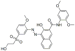 CAS#: 79641-12-6， (4Z)-N-(2,5-Dimethoxyphenyl)-4-[[5-(2-Hydroxyethylsulfonyl)-2-Methoxyphenyl]Hydrazinylidene]-3-Oxonaphthalene-2-Carboxamide