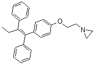 CAS#: 79642-44-7， 1-[2-[4-[(Z)-1,2-Di(Phenyl)But-1-Enyl]Phenoxy]Ethyl]Aziridine