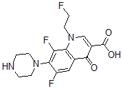 CAS#: 79660-71-2, 6,8-Difluoro-1-(2-Fluoroethyl)-4-Oxo-7-Piperazin-1-Ylquinoline-3-Carboxylic Acid