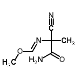 CAS#: 79681-03-1， Methyl (1-amino-2-cyano-1-oxo-2-propanyl)imidoformate