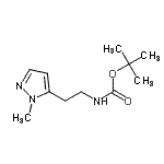 CAS#: 796845-51-7， 2-Methyl-2-propanyl [2-(1-methyl-1H-pyrazol-5-yl)ethyl]carbamate