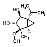 CAS#: 796848-38-9， (1R,2S,3R,4R,5R)-1-Isopropyl-4-methoxy-4-methylbicyclo[3.1.0]hexane-2,3-diol