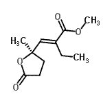 CAS#: 796866-50-7， Methyl (2E)-2-{[(2R)-2-methyl-5-oxotetrahydro-2-furanyl]methylene}butanoate