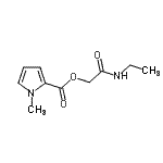 CAS#: 796990-95-9， 2-(Ethylamino)-2-oxoethyl 1-methyl-1H-pyrrole-2-carboxylate