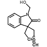 CAS#: 797051-85-5， 3-Ethyl-1-(hydroxymethyl)-3-(2-propyn-1-yl)-1,3-dihydro-2H-indol-2-one