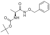CAS#: 79722-09-1， tert-Butyl N-[(2S)-1-oxo-1-(phenylmethoxyamino)propan-2-yl]carbamate