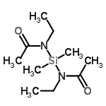 CAS#: 79728-78-2， N,N'-(Dimethylsilanediyl)bis(N-ethylacetamide)