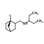 CAS 登录号：79731-62-7， N-[[(1S)-降冰片烷-2-基]甲基]戊烷-3-胺