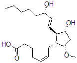 CAS#: 79743-27-4， (Z)-7-[(1R,2R,3R,5S)-3-Hydroxy-2-[(E,3S)-3-Hydroxyoct-1-Enyl]-5-Methoxycyclopentyl]Hept-5-Enoic Acid