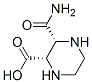 CAS#: 79744-11-9， cis-3-(Aminocarbonyl)-2-Piperazinecarboxylic Acid