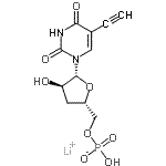 CAS#: 79762-80-4， Lithium 3'-deoxy-5-ethynyl-5'-O-(hydroxyphosphinato)uridine