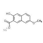 CAS#: 79786-98-4， Sodium 3-hydroxy-7-methoxy-2-naphthoate