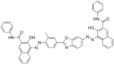 CAS#: 79832-55-6， (4Z)-4-[[2-Methyl-4-[6-[(2Z)-2-[2-Oxo-3-(Phenylcarbamoyl)Naphthalen-1-Ylidene]Hydrazinyl]-1,3-Benzoxazol-2-Yl]Phenyl]Hydrazinylidene]-3-Oxo-N-Phenylnaphthalene-2-Carboxamide