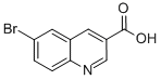 结构式 CAS# 798545-30-9, 6-溴喹啉-3-羧酸