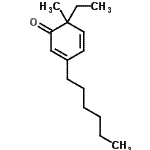 CAS#: 798553-79-4， 6-Ethyl-3-hexyl-6-methyl-2,4-cyclohexadien-1-one