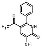CAS#: 798555-49-4， 5-Acetyl-3-methyl-6-phenyl-2(1H)-pyridinone