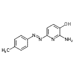 CAS#: 798575-25-4， 2-Amino-6-[(E)-(4-methylphenyl)diazenyl]-3-pyridinol
