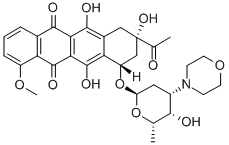 CAS#: 79867-78-0， 3'-(4-Morpholinyl)-3'-Deaminodaunorubicin
