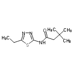 CAS#: 799252-12-3， N-(5-Ethyl-1,3,4-thiadiazol-2-yl)-3,3-dimethylbutanamide