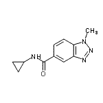 CAS#: 799264-78-1， N-Cyclopropyl-1-methyl-1H-benzotriazole-5-carboxamide