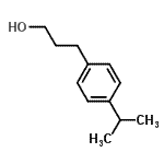 结构式 CAS# 79942-40-8, 3-(4-异丙基苯基)-1-丙醇