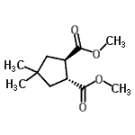 CAS#: 799561-19-6， Dimethyl (1R,2R)-4,4-dimethyl-1,2-cyclopentanedicarboxylate