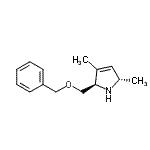 CAS#: 799789-88-1， (2R,5S)-2-[(Benzyloxy)methyl]-3,5-dimethyl-2,5-dihydro-1H-pyrrole