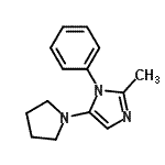 CAS#: 799813-94-8， 2-Methyl-1-phenyl-5-(1-pyrrolidinyl)-1H-imidazole