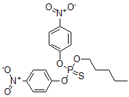 CAS 登录号：79985-96-9， 二(4-硝基苯氧基)-戊氧基-硫代-膦烷