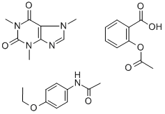 CAS#: 8003-03-0， Aspirin, Phenacetin, And Caffeine