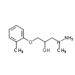 CAS#: 800378-73-8， 1-(1-Methylhydrazino)-3-(2-methylphenoxy)-2-propanol