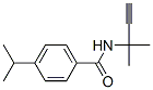 CAS 登录号：80045-52-9， N-(2-甲基丁-3-炔-2-基)-4-丙-2-基苯甲酰胺
