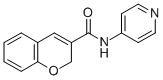 CAS#: 80066-02-0， N-4-Pyridinyl-2H-1-benzopyran-3-carboxamide