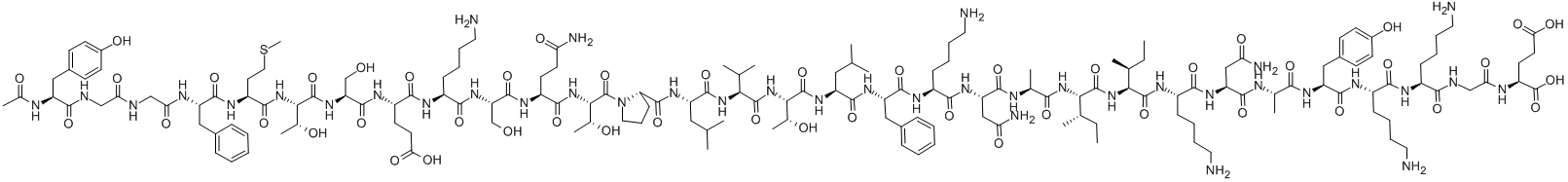 CAS#: 80102-04-1， Acetyl-beta-Endorphin (Human)