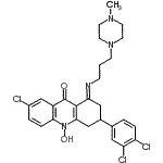 CAS#: 80108-14-1， (1E)-7-Chloro-3-(3,4-dichlorophenyl)-10-hydroxy-1-{[3-(4-methyl-1-piperazinyl)propyl]imino}-1,3,4,10-tetrahydro-9(2H)-acridinone