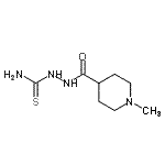 CAS#: 801156-89-8， 2-[(1-Methyl-4-piperidinyl)carbonyl]hydrazinecarbothioamide