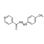 CAS 登录号：801158-45-2， N'-(4-甲基苯基)异烟酰肼