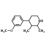 CAS#: 801160-46-3， 4-(3-Methoxyphenyl)-2,3-dimethylpiperidine