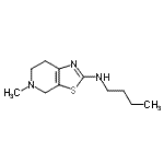 CAS#: 801171-81-3， N-Butyl-5-methyl-4,5,6,7-tetrahydro[1,3]thiazolo[5,4-c]pyridin-2-amine