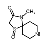 CAS#: 801216-34-2， 4-Methyl-1-thia-4,8-diazaspiro[4.5]decan-3-one 1-oxide