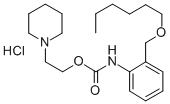 CAS 登录号：80189-41-9， 2-哌啶乙基 2-((己氧基)甲基)苯胺基甲酸酯盐酸盐