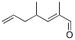 CAS#: 80192-48-9， (2E)-2,4-Dimethyl-2,6-Heptadienal