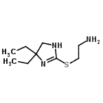 CAS#: 801993-55-5， 2-[(4,4-Diethyl-4,5-dihydro-1H-imidazol-2-yl)sulfanyl]ethanamine