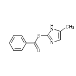 CAS#: 801998-66-3， S-(4-Methyl-1H-imidazol-2-yl) benzenecarbothioate