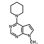 CAS#: 802014-77-3， 7-Methyl-4-(1-piperidinyl)-7H-pyrrolo[2,3-d]pyrimidine