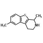 CAS#: 802032-84-4， 1,6-Dimethyl-1,2,3,4-tetrahydro[1]benzothieno[2,3-c]pyridine