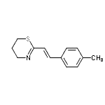 CAS#: 802034-55-5， 2-[(E)-2-(4-Methylphenyl)vinyl]-5,6-dihydro-4H-1,3-thiazine
