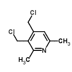 CAS#: 802045-00-7， 3,4-Bis(chloromethyl)-2,6-dimethylpyridine